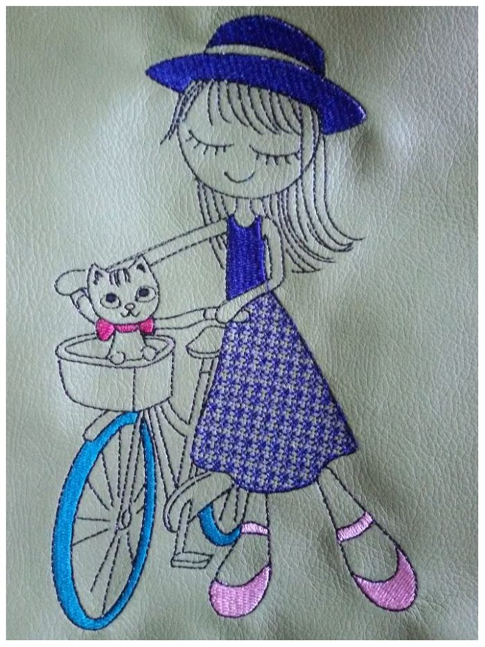 Stickdatei Biking Girls Set [Digital] – Bild 9