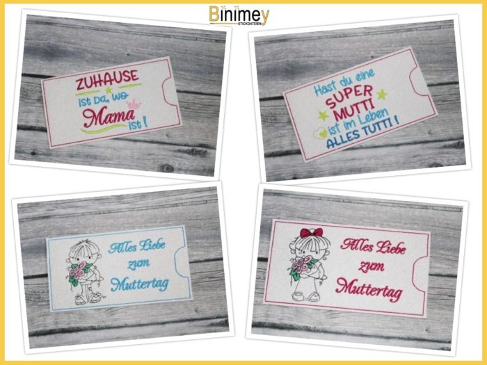 Stickdatei Schokoladenhülle Muttertag [Digital] – Bild 4