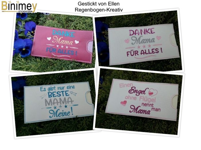 Stickdatei Schokoladenhülle Muttertag [Digital] – Bild 5