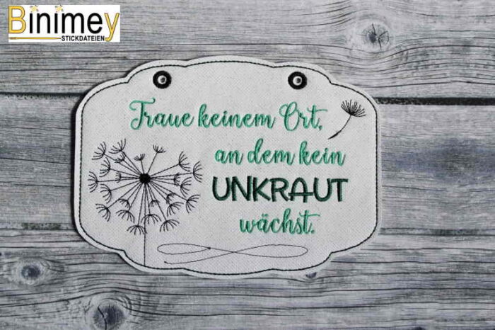 Stickdatei Set Gartenschilder - Mix [Digital] – Bild 11