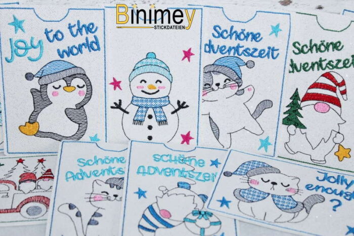 Stickdatei Hülle  Adventskalender to go - Mix 2022 [Digital] – Bild 22