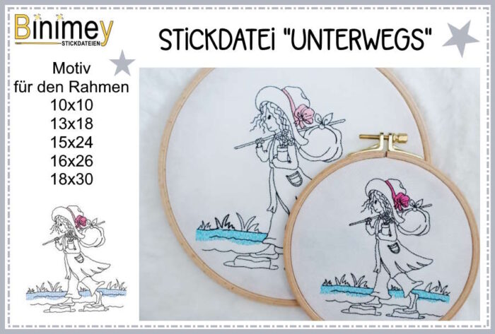 Stickdatei Unterwegs [Digital]