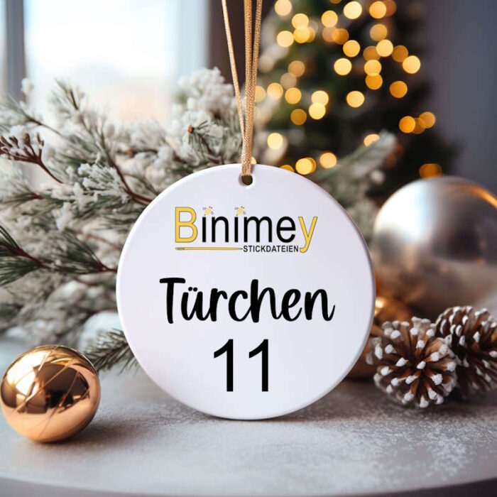 Stickdatei Blume und Kranz mit Geburtstagszahlen [Digital] – Bild 5