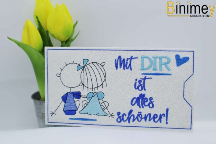 Stickdatei Schokohülle Du und Ich [Digital] – Bild 4