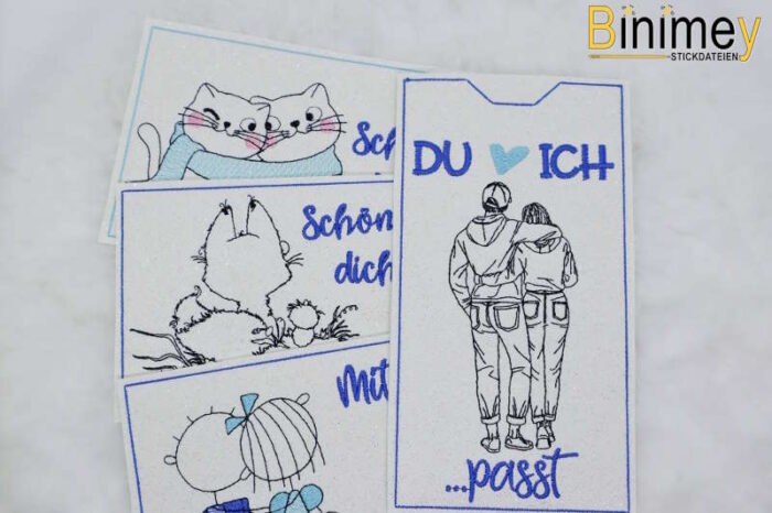 Stickdatei Schokohülle Du und Ich [Digital] – Bild 9