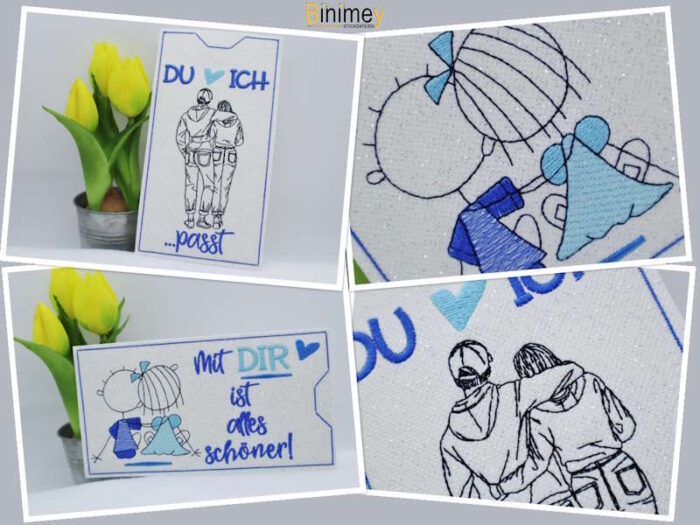 Stickdatei Schokohülle Du und Ich [Digital] – Bild 10