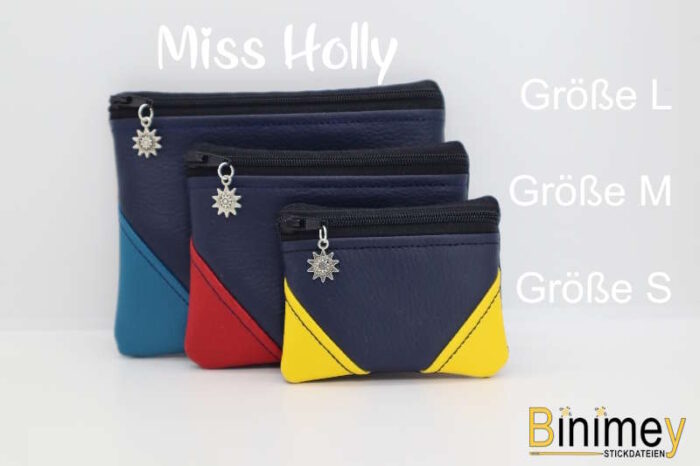 Stickdatei ITH Tasche Miss Holly [Digital] – Bild 3