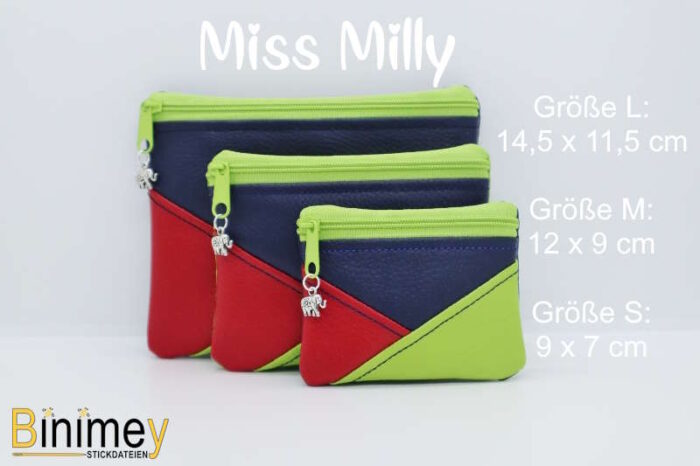 Stickdatei ITH Tasche Miss Milly [Digital] – Bild 3