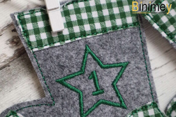 Stickdatei NikolausStiefel mit Doodle Applikation [Digital] – Bild 13