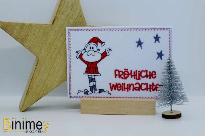 Stickdatei Karten für Weihnachten Set 1 [Digital] – Bild 5