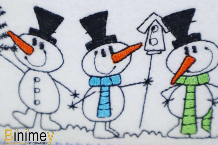 Stickdatei Karten für Weihnachten Set 2 [Digital] – Bild 8