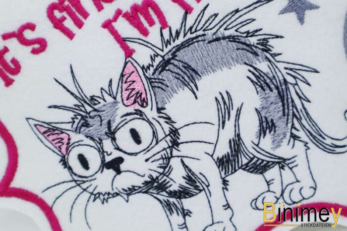 Stickdatei Mugrug und Motiv Fine Cat [Digital] – Bild 5
