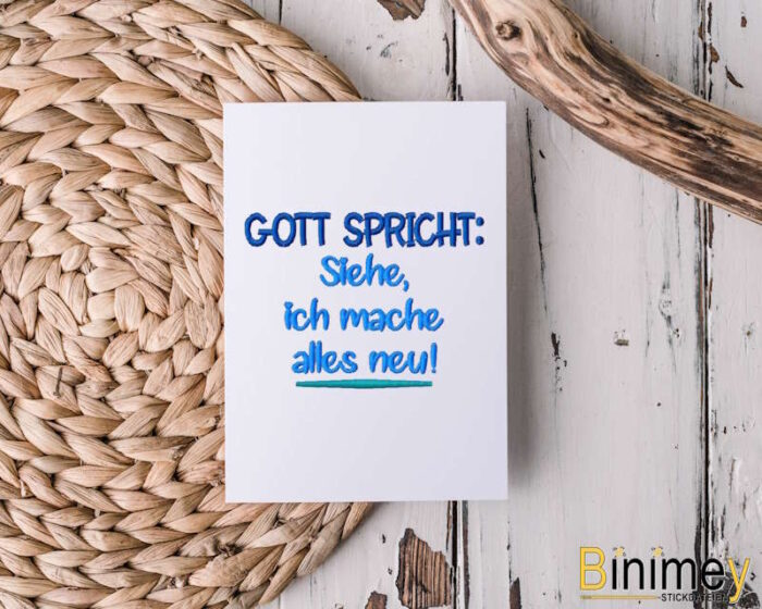 Stickdatei Lesezeichen Jahreslosung 2026 [Digital] – Bild 5