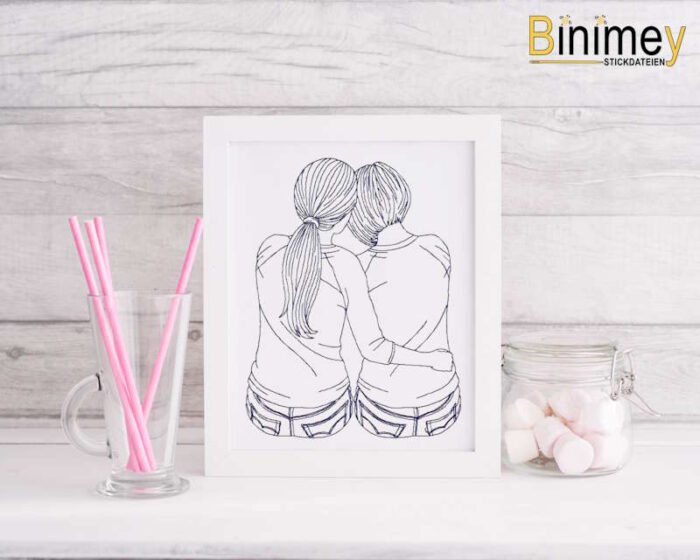 Stickdatei Freundin Set Nr. 10 [Digital] – Bild 7