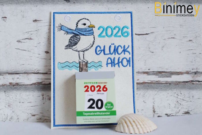 Stickdatei Kalenderrücken Möwenglück [Digital] – Bild 10