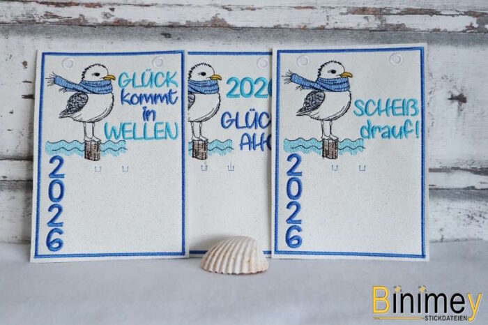 Stickdatei Kalenderrücken Möwenglück [Digital] – Bild 14