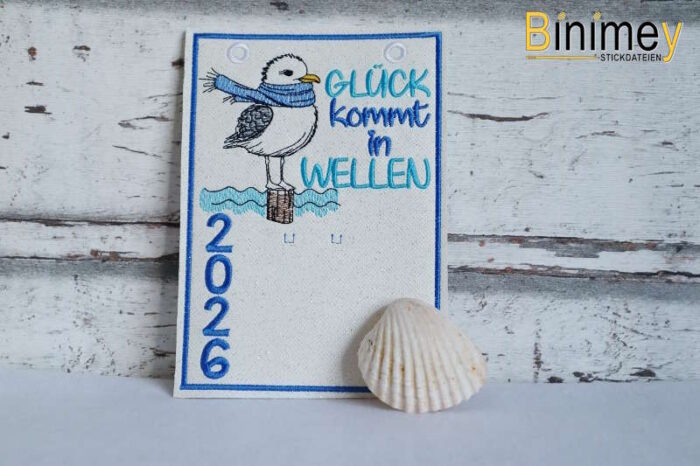 Stickdatei Kalenderrücken Möwenglück [Digital] – Bild 11