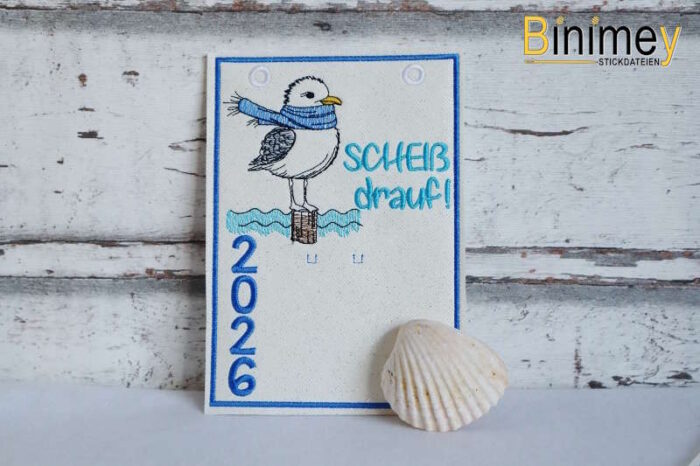 Stickdatei Kalenderrücken Möwenglück [Digital] – Bild 12