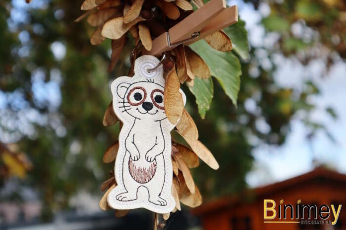 Stickdatei  Anhänger Erdmännchen [Digital] – Bild 3